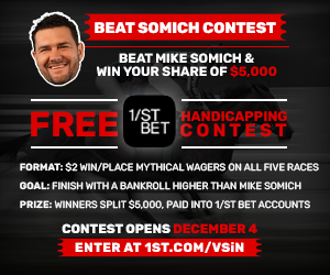 beat mike somich 1/st bet vsin contest